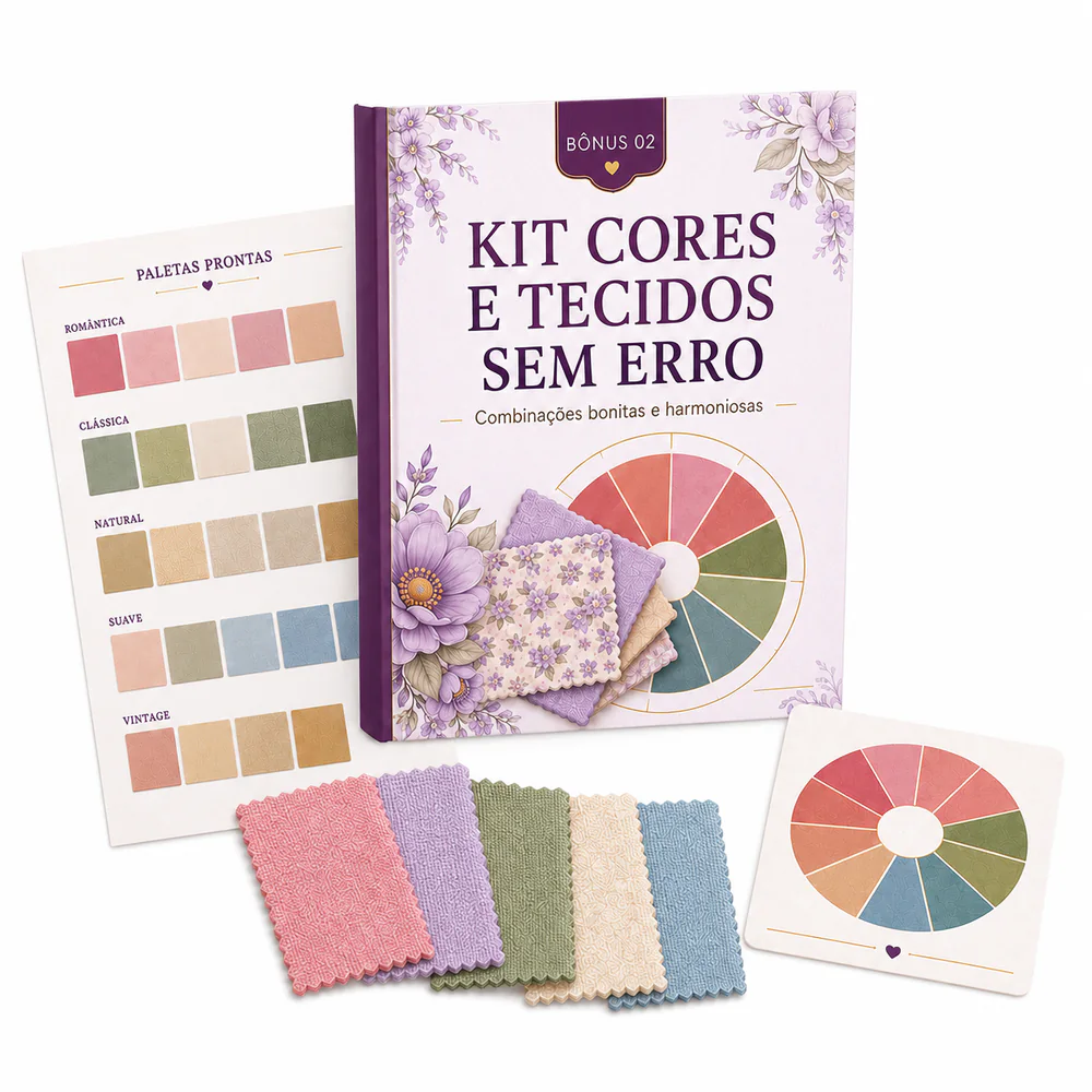 Bônus 2 - Kit Cores e Tecidos Sem Erro