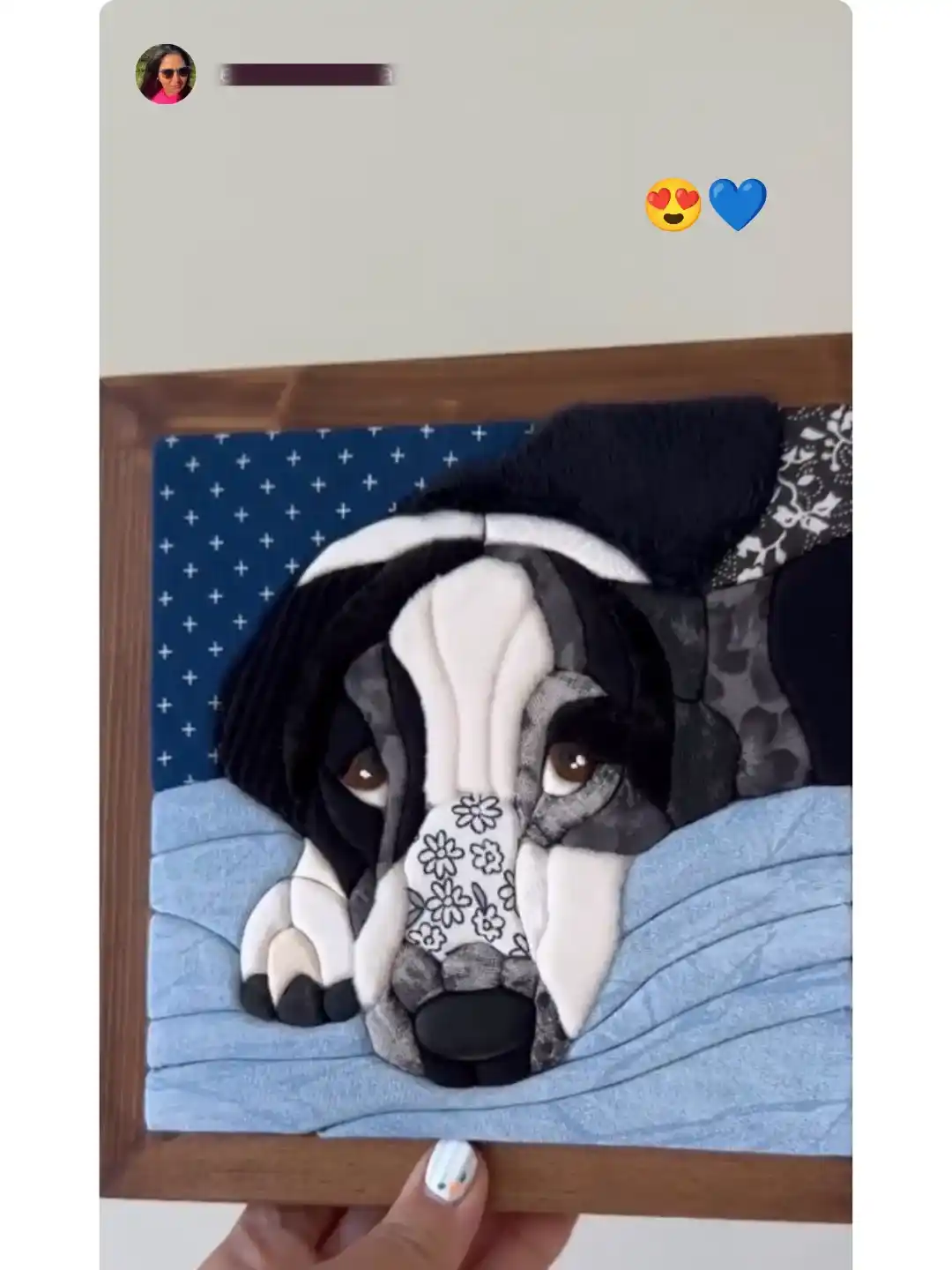 Quadro Kinusaiga de cachorro