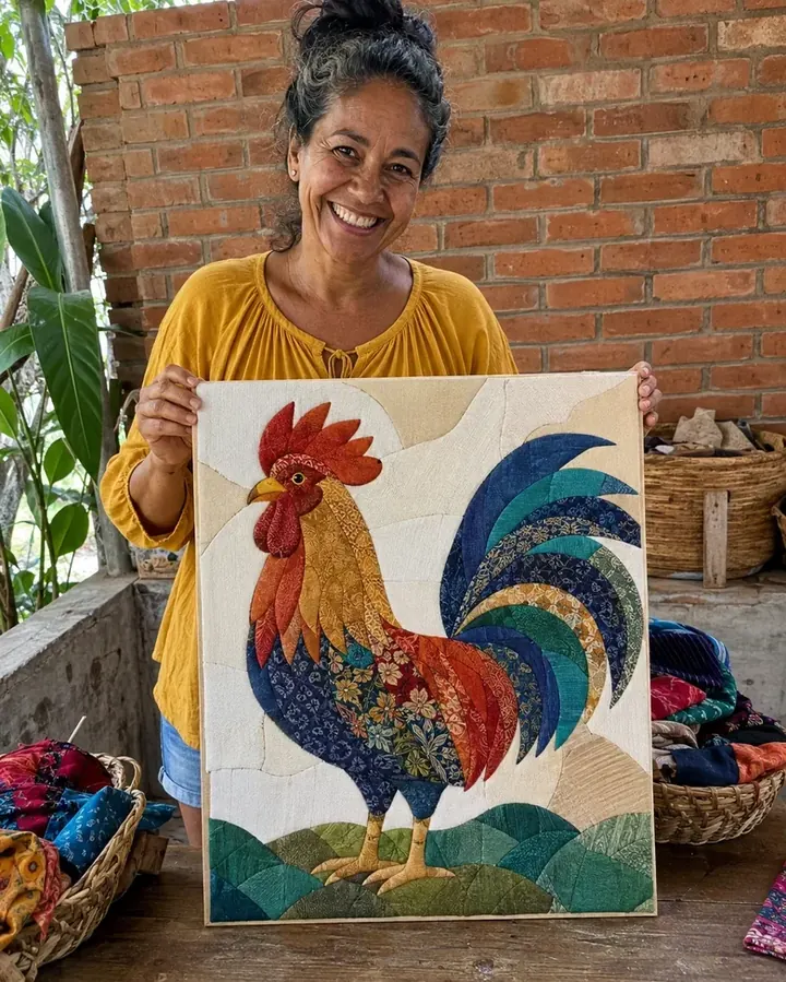 Quadro Kinusaiga de galo